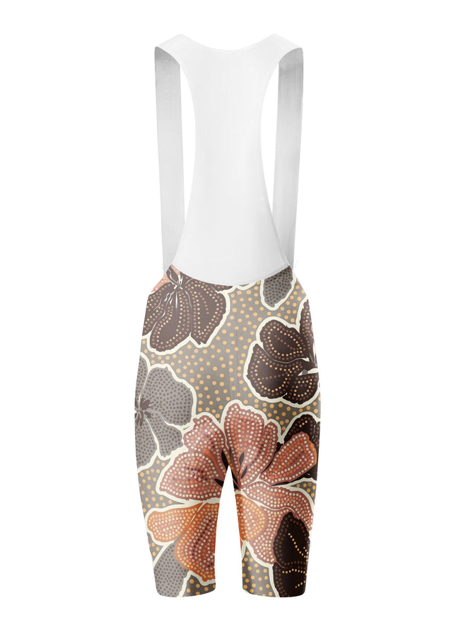ROCKBROS Women Vintage Floral Print Short Sleeve Cycling Set
