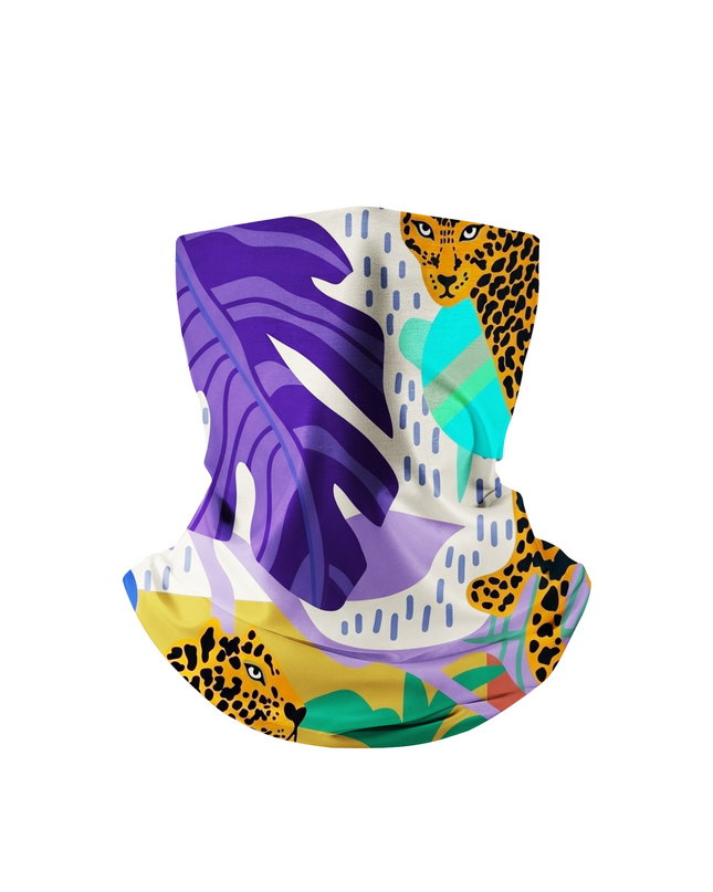 ROCKBROS Tropical Leopard Cycling Neck Gaiter