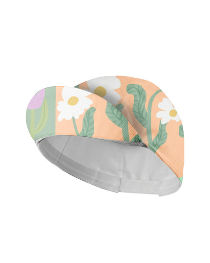 ROCKBROS Pop-Art Daisy Vibrant Orange Adapt Cap