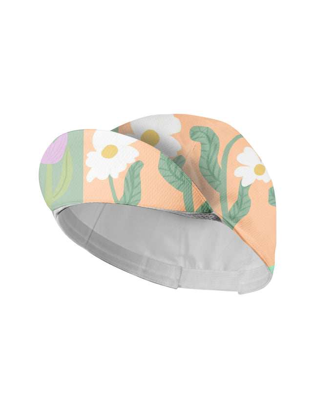 ROCKBROS Pop-Art Daisy Vibrant Orange Adapt Cap