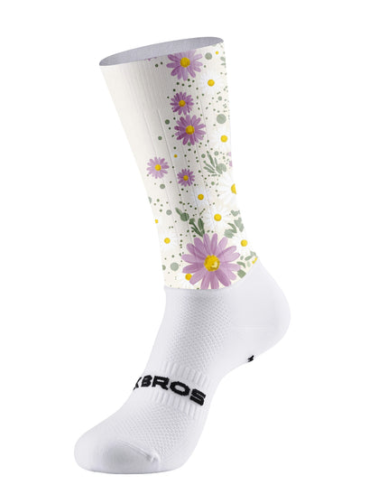 ROCKBROS Purple Daisy Performance Socks
