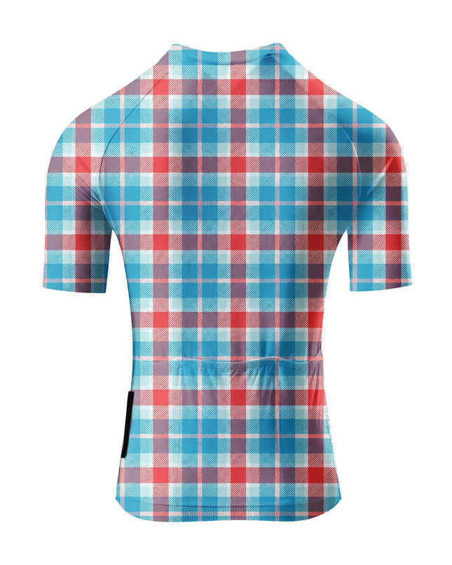 ROCKBROS Women's British Retro Plaid Cycling Jersey
