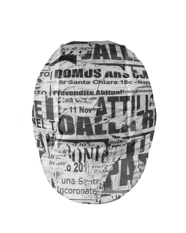 ROCKBROS Dadaist Collage Newspaper Print Adapt Cap