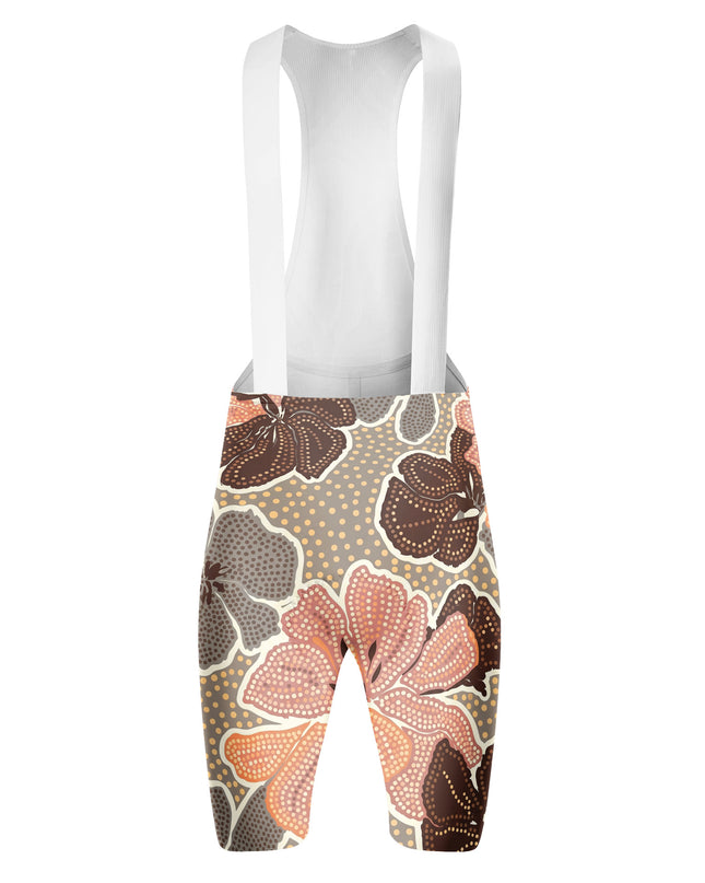 ROCKBROS Women Vintage Floral Print Short Sleeve Cycling Set