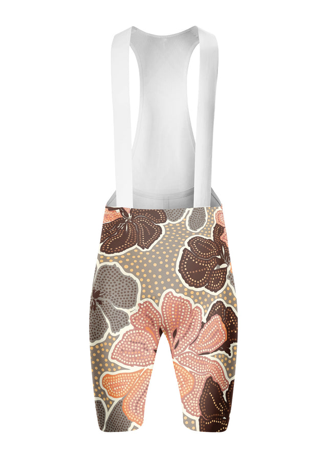 ROCKBROS Women Vintage Floral Print Short Sleeve Cycling Set
