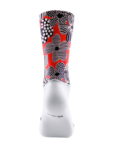 ROCKBROS Women's Pop Art Floral Striped Short Sleeve Cycling Set