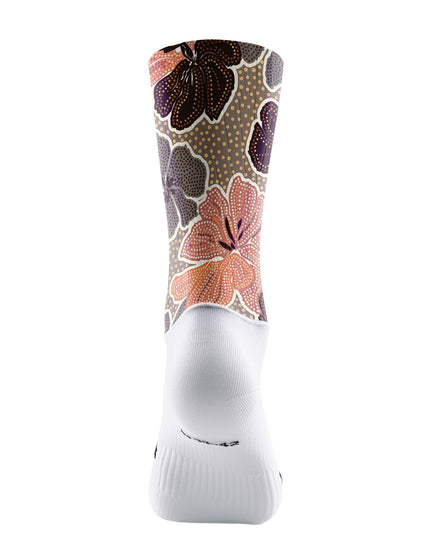 ROCKBROS Vintage Floral Dot Padded Socks