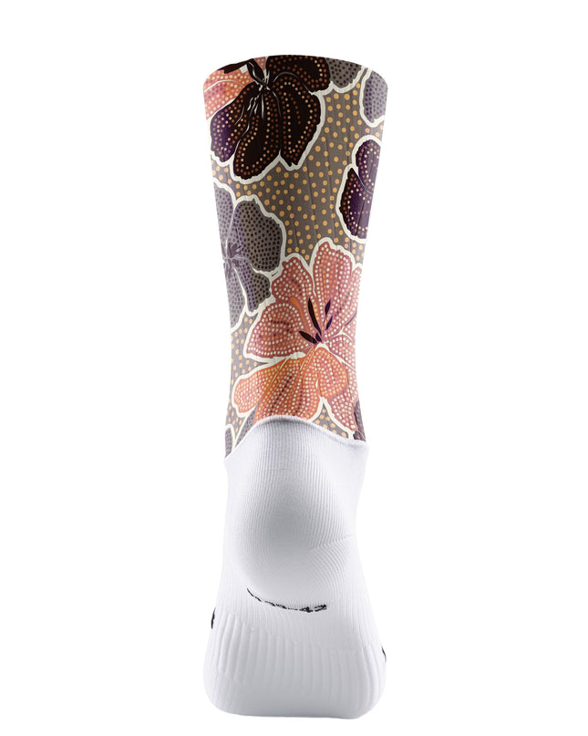 ROCKBROS Vintage Floral Dot Padded Socks