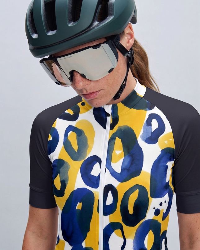 ROCKBROS Women's Watercolor Leopard-Print  Cycling Set