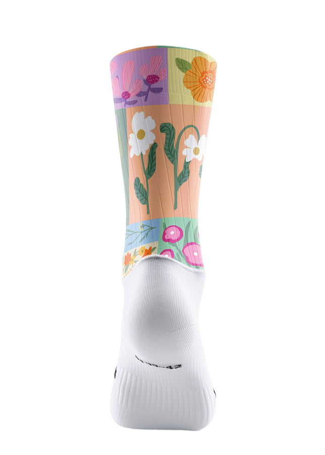 ROCKBROS Color Block Floral Print Socks