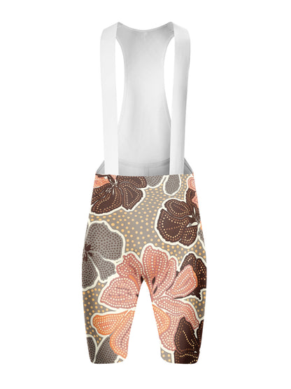 ROCKBROS Women Vintage Floral Print Short Sleeve Cycling Jersey