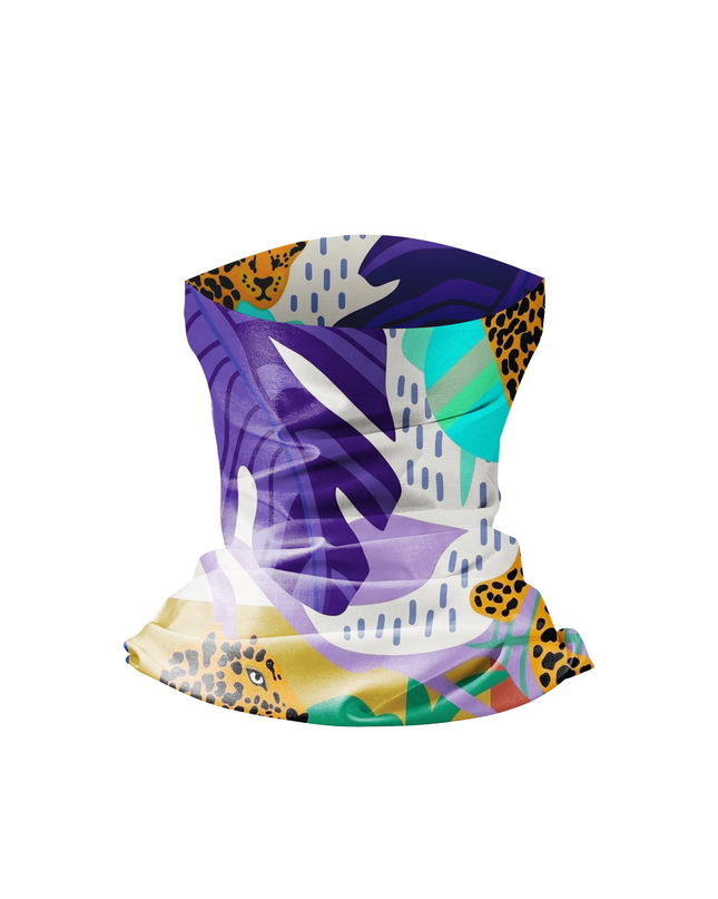 ROCKBROS Tropical Leopard Cycling Neck Gaiter