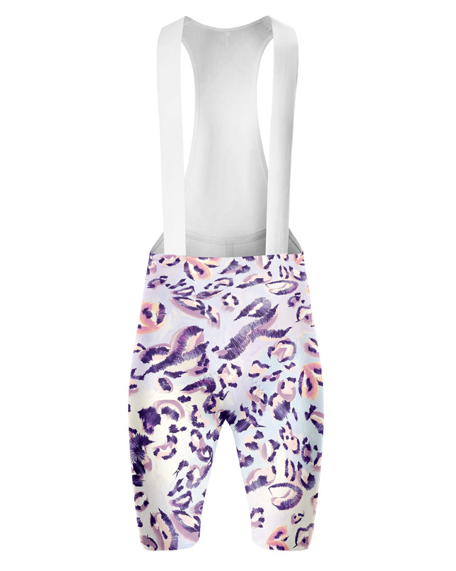 ROCKBROS Women's Purple Print Cycling Bib Shorts
