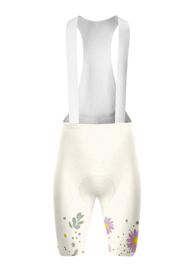 ROCKBROS Women's Purple Floral Cascading Short Sleeve Cycling Set