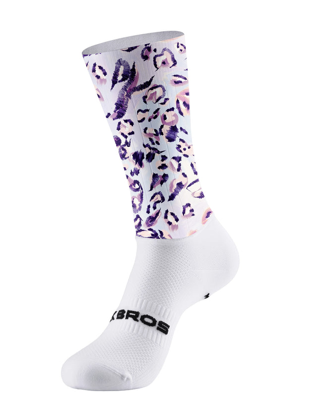 ROCKBROS Leopard Print Professional Socks