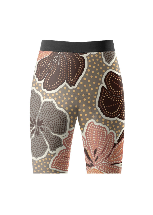 ROCKBROS Women Vintage Floral Print Short Sleeve Cycling Set