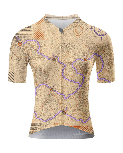 ROCKBROS Women's Cartographic Heritage Contour Cycling Jersey