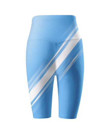 ROCKBROS Women's Aero Nautical Stripe Sky Blue White Yoga Pants