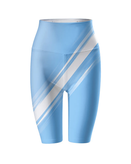 ROCKBROS Women's Aero Nautical Stripe Sky Blue White Yoga Pants