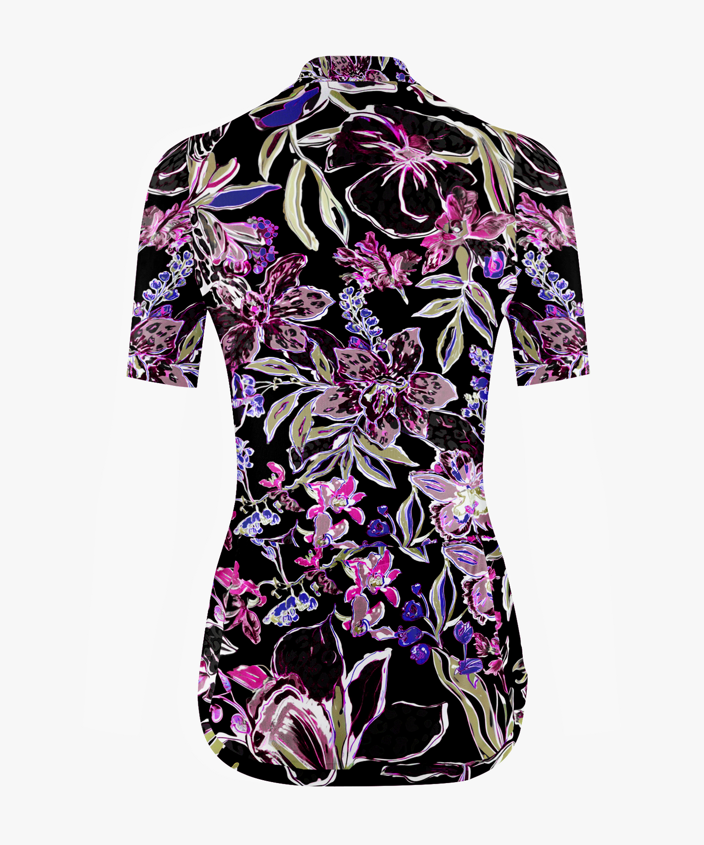 Women's Cycling Jersey in Plant pattern