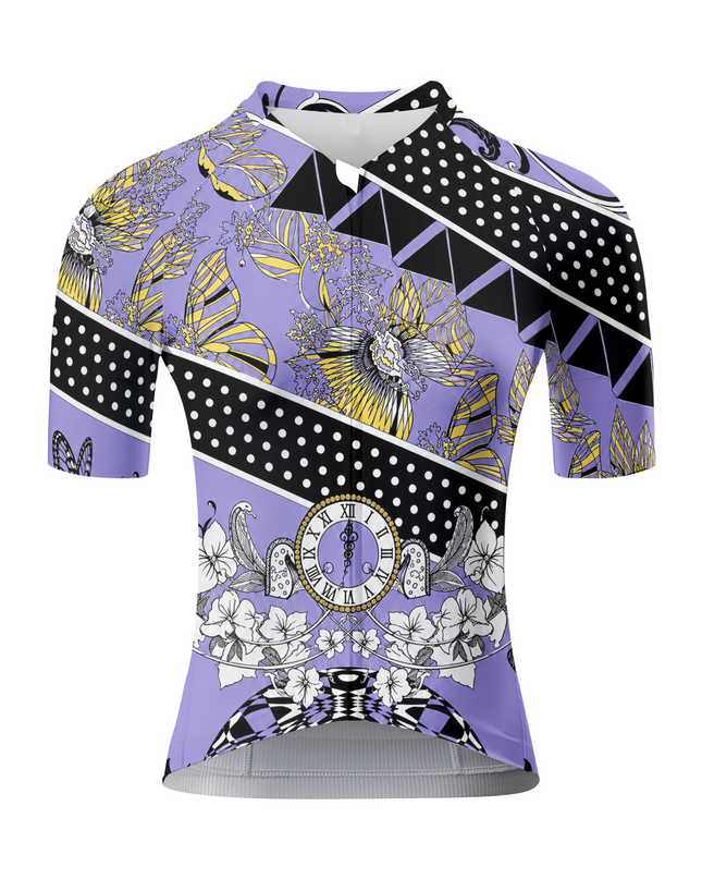 ROCKBROS Women's Vintage Surreal Art Pattern Performance Cycling Jersey