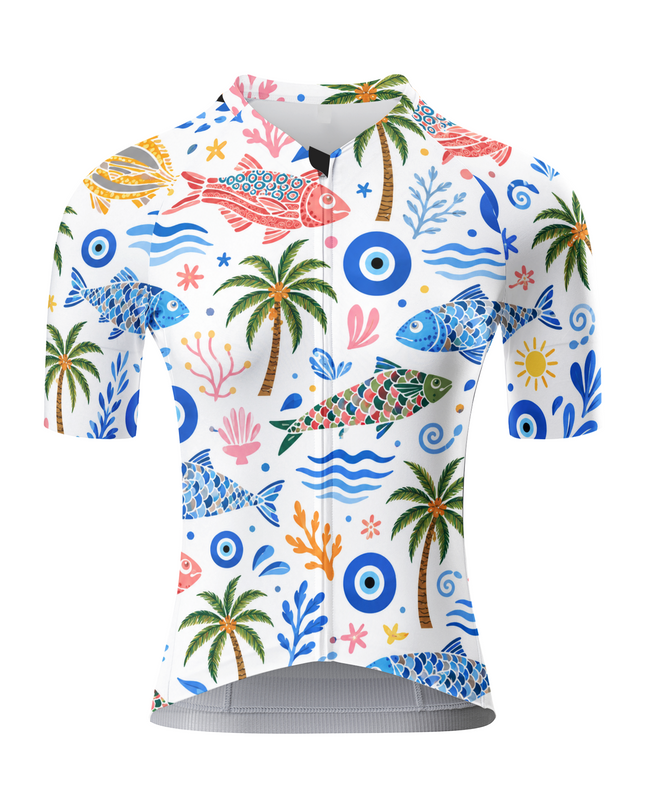 ROCKBROS Women's Venice Beach Tropical Cycling Jersey
