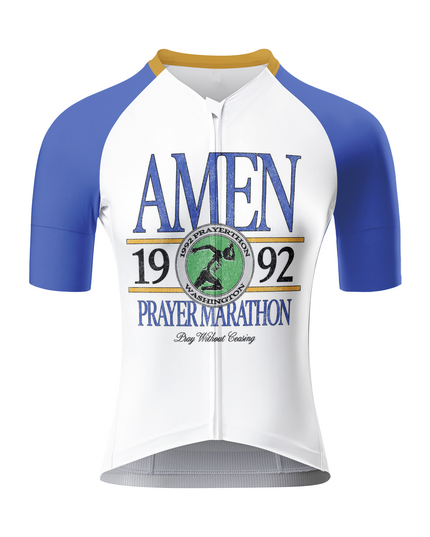 ROCKBROS Women's Vintage 1992 Prayer Marathon Raglan Sleeve Cycling Jersey