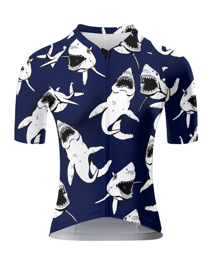 ROCKBROS Women's Ocean Shark Frenzy Cycling Jersey