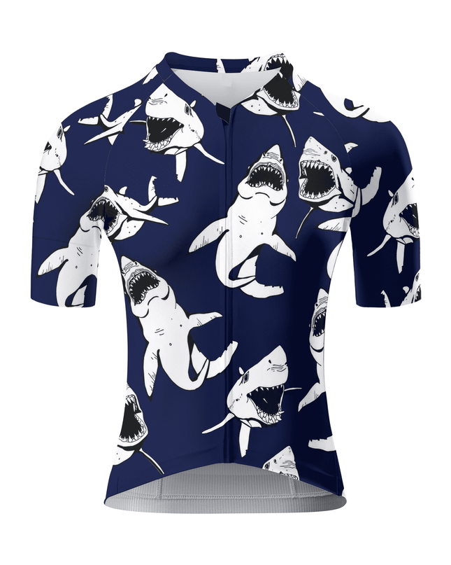 ROCKBROS Women's Ocean Shark Frenzy Cycling Jersey