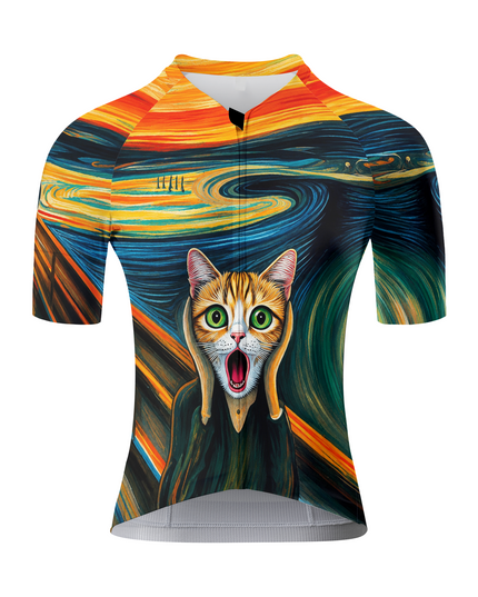 ROCKBROS Women's Scream Cat Short-Sleeve Cycling Jersey
