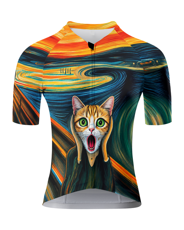 ROCKBROS Women's Scream Cat Short-Sleeve Cycling Jersey