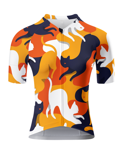 ROCKBROS Women's Sunset Cat Motion Cycling Jersey