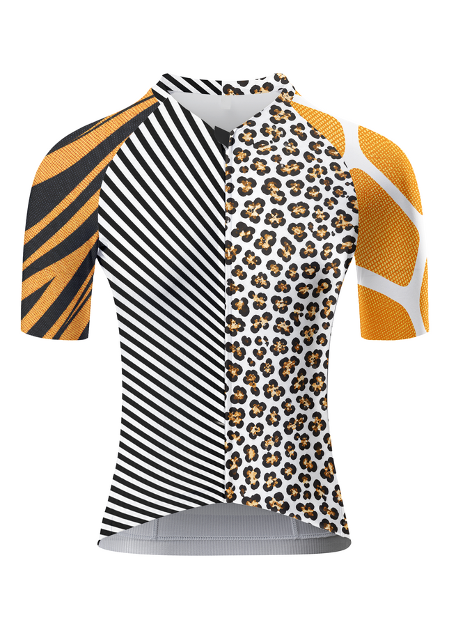 ROCKBROS Women's Mixed Print Cycling Jersey