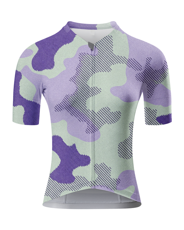 ROCKBROS Women's Pastel Camo Cycling Jersey