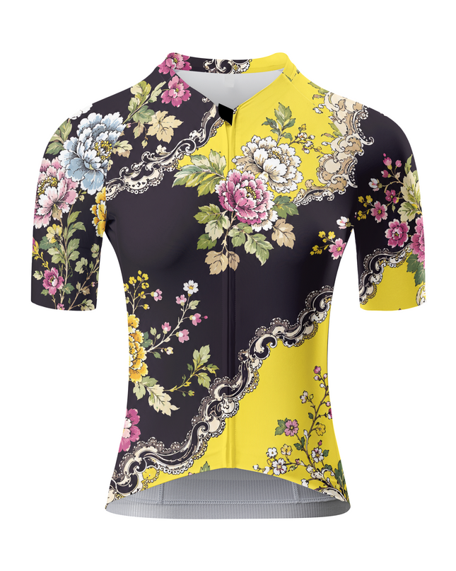 ROCKBROS Women's Baroque Garden Floral Performance Cycling Jersey