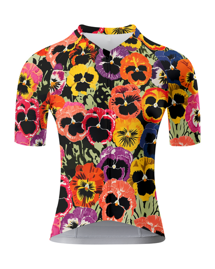 ROCKBROS Women's Pansy Bloom Cycling Jersey