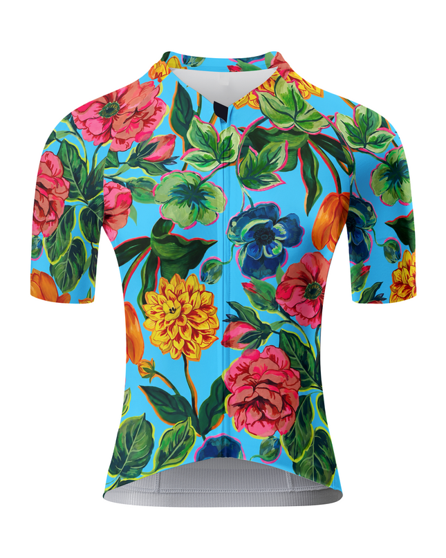 ROCKBROS Women's Artistic Floral Cycling Jersey