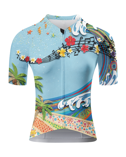 ROCKBROS Women's Venice Beach Music Cycling Jersey