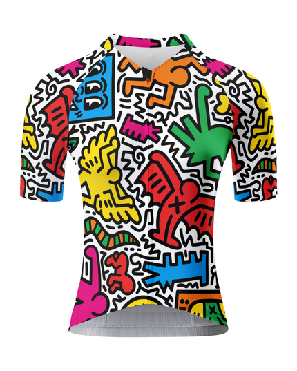 ROCKBROS Women's NYC Graffiti Pop Art Cycling Jersey