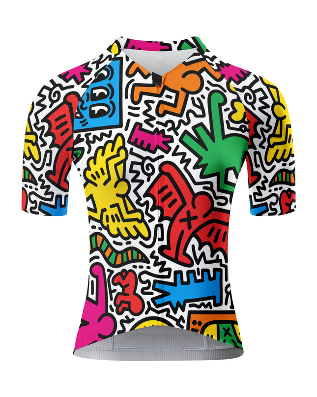 ROCKBROS Women's NYC Graffiti Pop Art Cycling Jersey