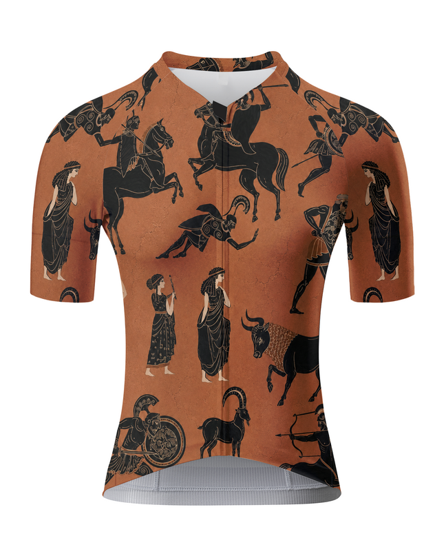 ROCKBROS Women's Terracotta Art Cycling Jersey