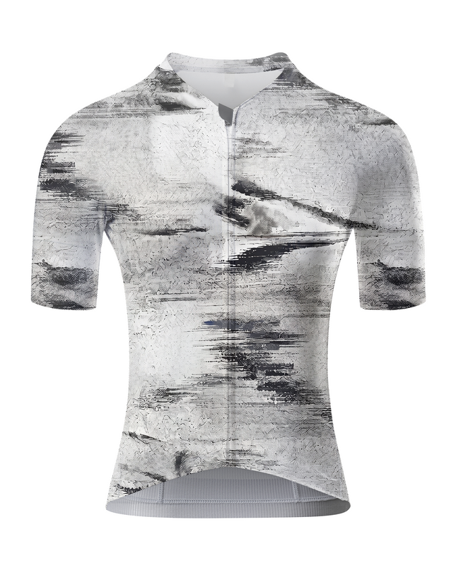 ROCKBROS Women's Grunge Textured Cycling Jersey