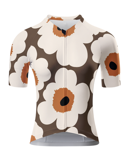 ROCKBROS Women's Nordic Morandi Floral Art Cycling Jersey