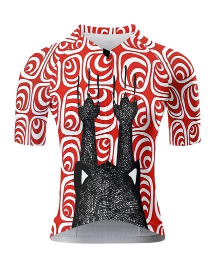 ROCKBROS Women's Hanging Cat Short-Sleeve Cycling Jersey