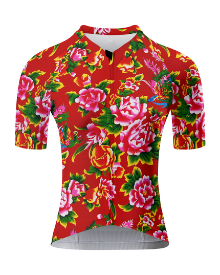 ROCKBROS Women Peony Phoenix Cycling Jersey