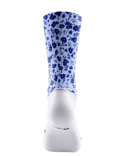 ROCKBROS Women's Vintage Blue Floral Cycling Bibs
