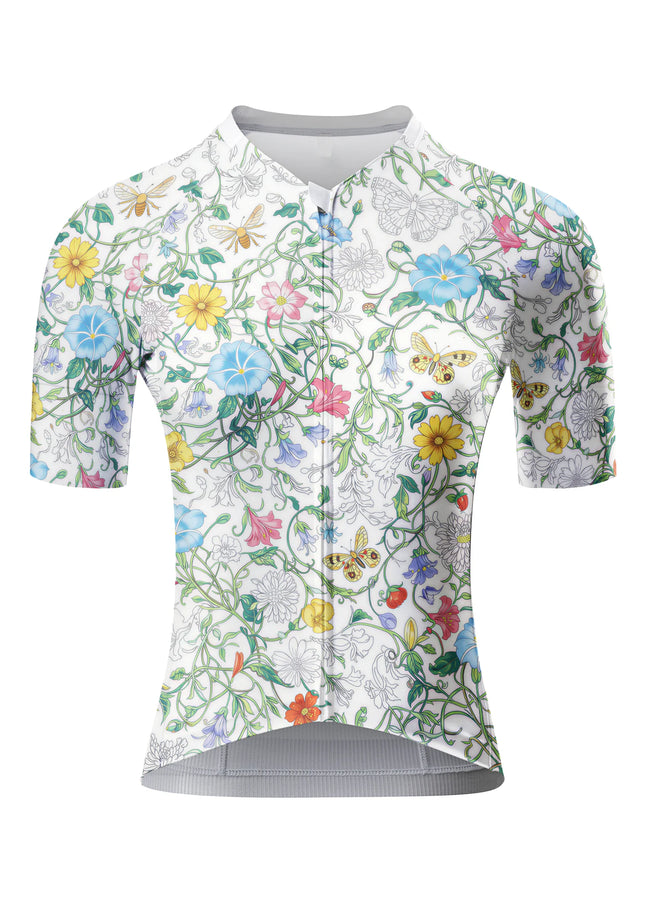 ROCKBROS Women's Enchanted Garden Hand-Drawn Botanical Pro Jersey