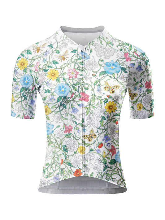 ROCKBROS Women's Enchanted Garden Hand-Drawn Botanical Pro Jersey