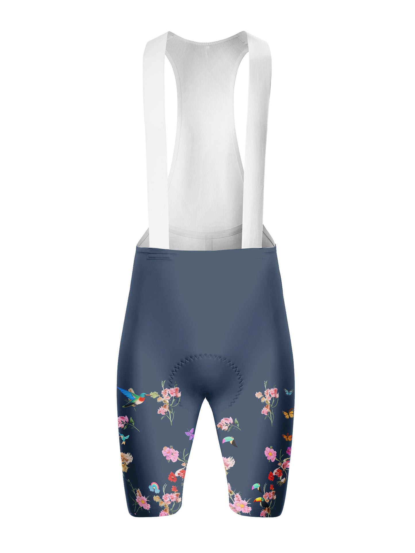 ROCKBROS Women's Tropical Floral & Bird Print Short Sleeve Cycling Jersey