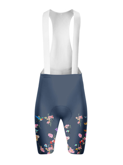 ROCKBROS Women's Tropical Floral & Bird Print Short Sleeve Cycling Jersey